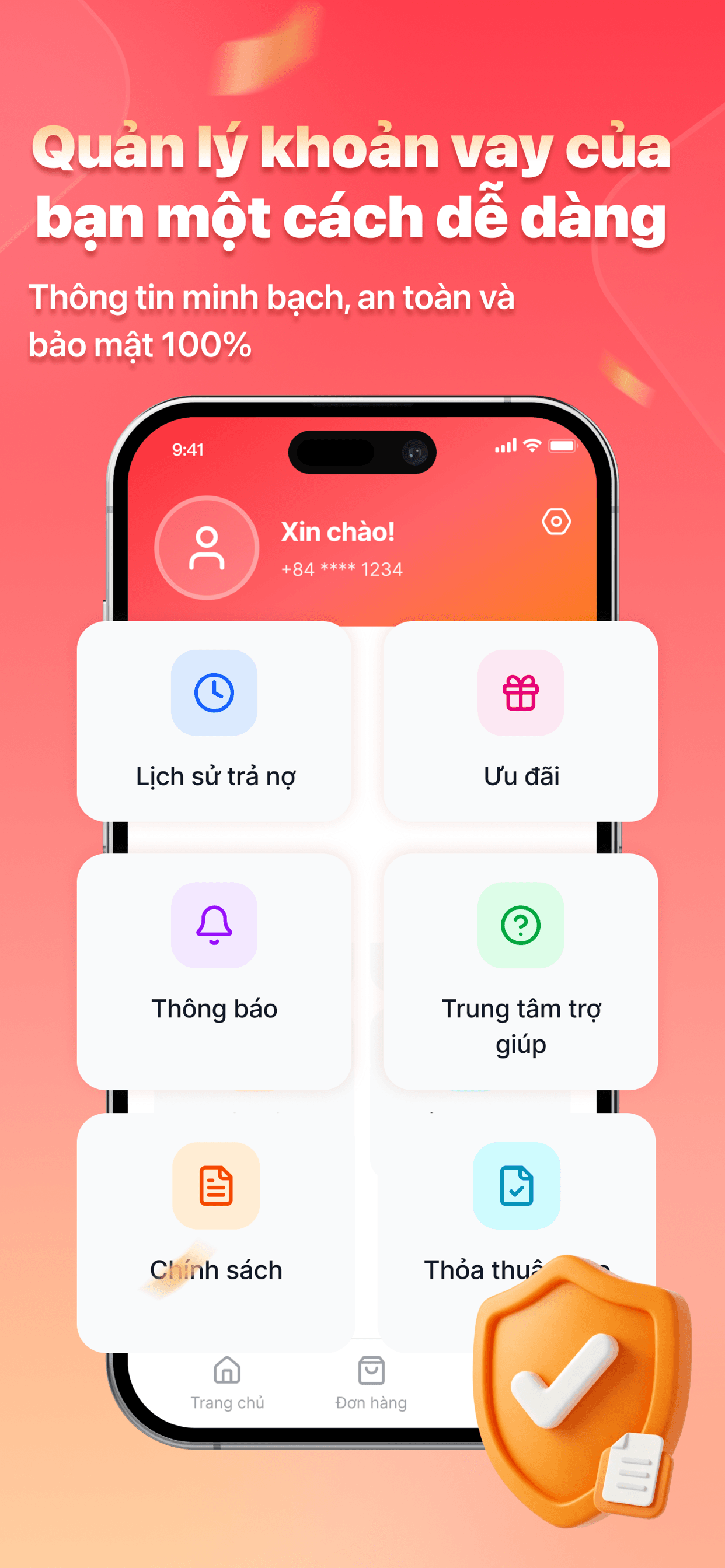 Quản lý khoản vay dễ dàng